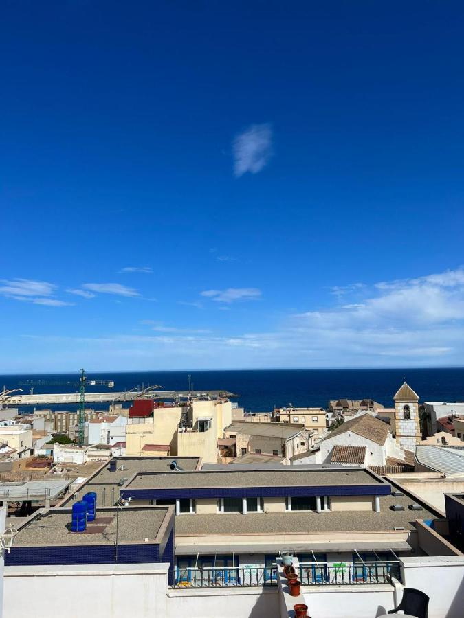 Atico Duplex Con Vista Mar Y Terraza Privada A 200M De La Playa Hasta 6 Personas Lägenhet Garrucha Exteriör bild