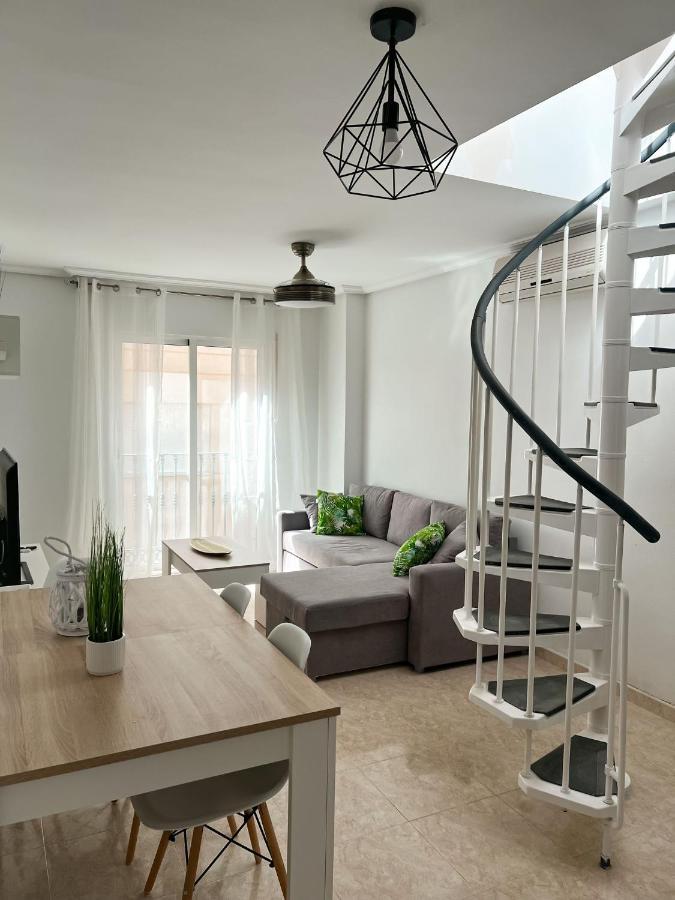 Atico Duplex Con Vista Mar Y Terraza Privada A 200M De La Playa Hasta 6 Personas Lägenhet Garrucha Exteriör bild